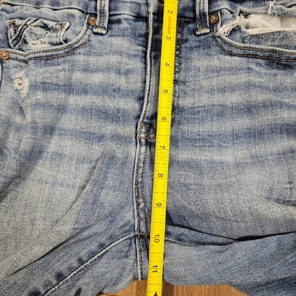 Buckle Black No. 75 Skinny Jeans Size 25 High Rise Distressed Acid Wash STRETCH - Picture 9 of 11